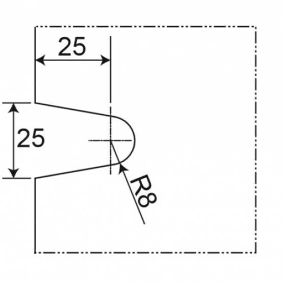 Dušo kabinos stiklo laikiklis tiesus GC-001 ORB - Image 3